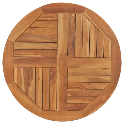 Bordplate heltre teak 2,5 cm 80 cm